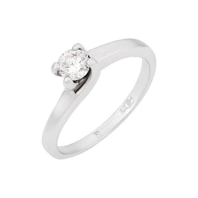 Кольцо из золота 375 пробы c бриллиантом, Л 5803 3708 за 28800