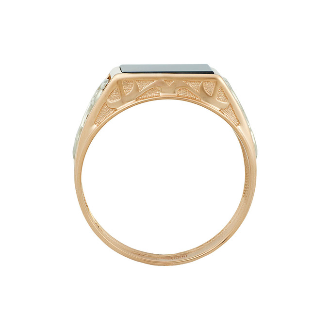 Кольцо из золота 585 пробы c фианитом, Л 2011 0491 за 43040