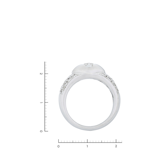 Кольцо из золота 750 пробы c 35 бриллиантами, Л 2810 2622 за 262320