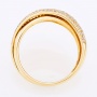 Кольцо из желтого золота 585 пробы c 154 бриллиантами Л08068941 фото 3