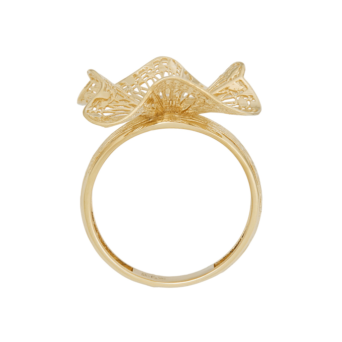 Кольцо из золота 585 пробы c бриллиантом, Л 0808 5924 за 50800