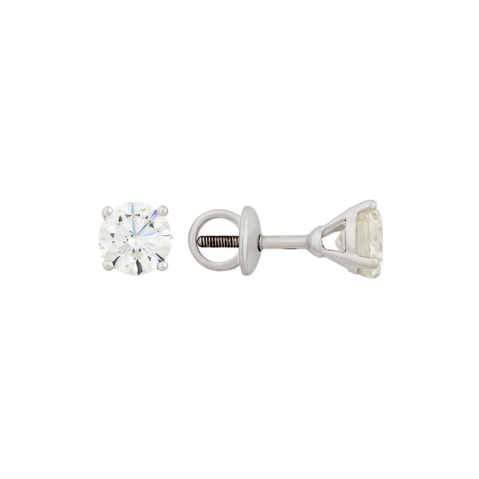 Серьги из золота 585 пробы с бриллиантами, Ц О007 5184 за 420000