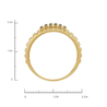 Кольцо из золота 585 пробы c бриллиантами