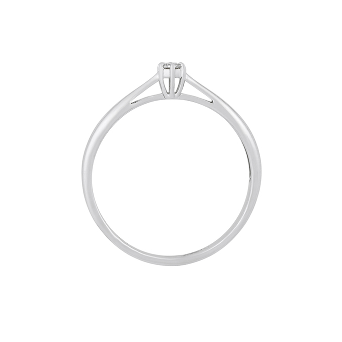 Кольцо из золота 585 пробы c бриллиантом, Л 3706 6759 за 15120