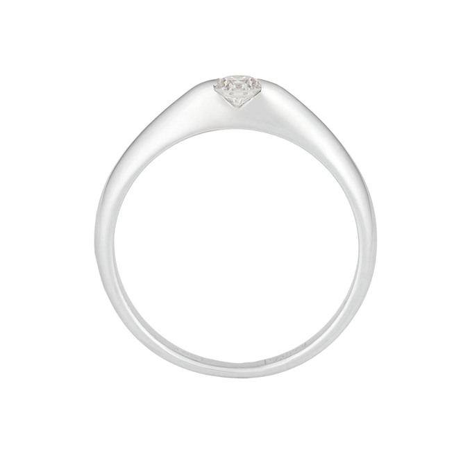 Кольцо из золота 585 пробы c бриллиантом, Л 7503 0064 за 38300