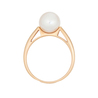Кольцо из золота 585 пробы c культивированным жемчугом