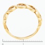 Кольцо из красного золота 585 пробы c фианитами Л05135376 фото 4