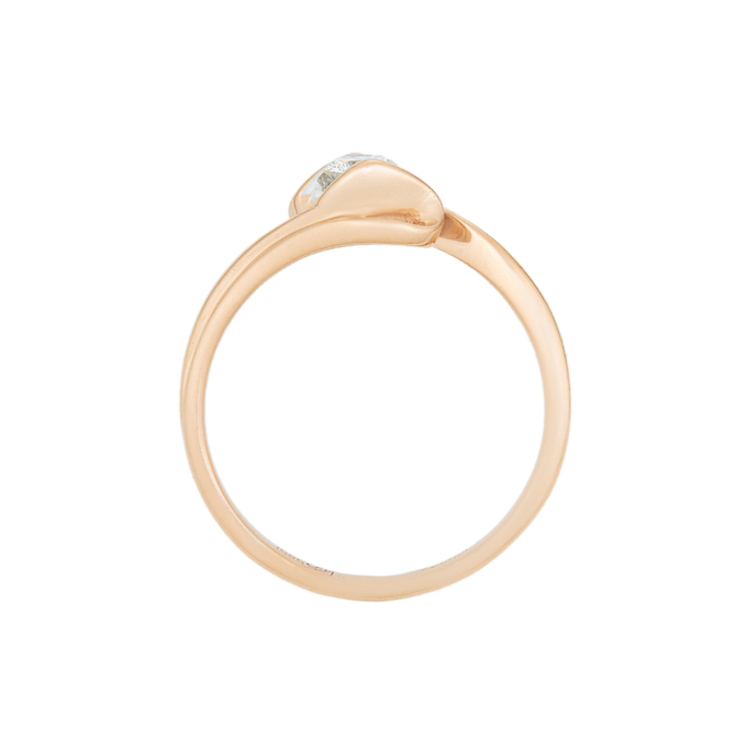 Кольцо из золота 585 пробы c бриллиантом, Л 2811 5844 за 39200