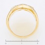 Кольцо из желтого золота 750 пробы c 82 бриллиантами Л29110821 фото 4