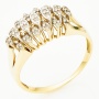 Кольцо из комбинированного золота 585 пробы c 38 бриллиантами Л71013872 фото 1