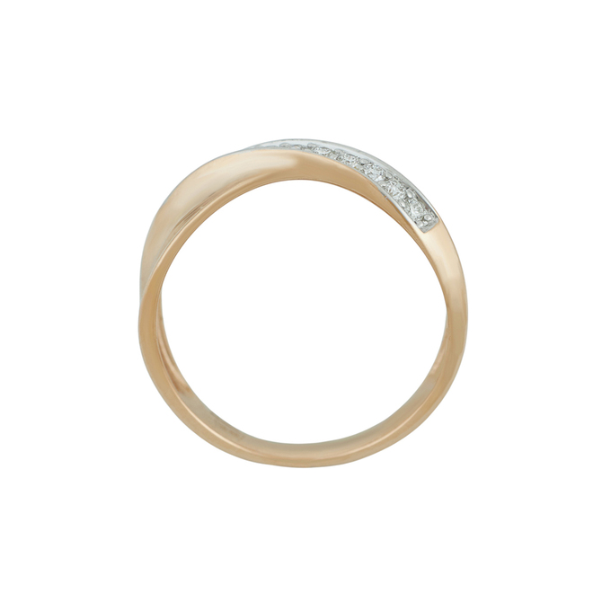 Кольцо из золота 585 пробы c бриллиантами, Л 2415 4701 за 36000