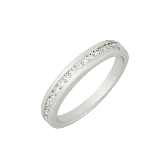 Кольцо из золота 585 пробы c бриллиантами