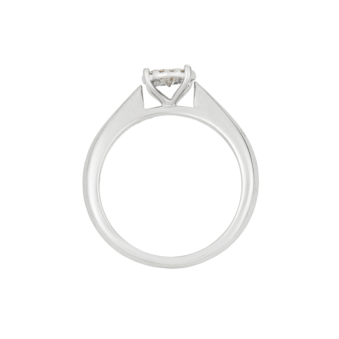 Кольцо из золота 585 пробы c бриллиантами, Л 4107 4033 за 40400