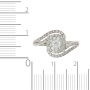 Кольцо из белого золота 585 пробы c 60 бриллиантами Л39067248 фото 4