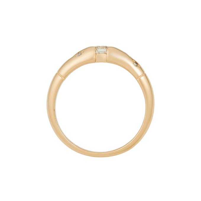 Кольцо из золота 585 пробы c бриллиантами, Л 3911 4386 за 39200