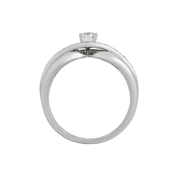 Кольцо из золота 585 пробы c бриллиантами, Л 7502 6945 за 126630