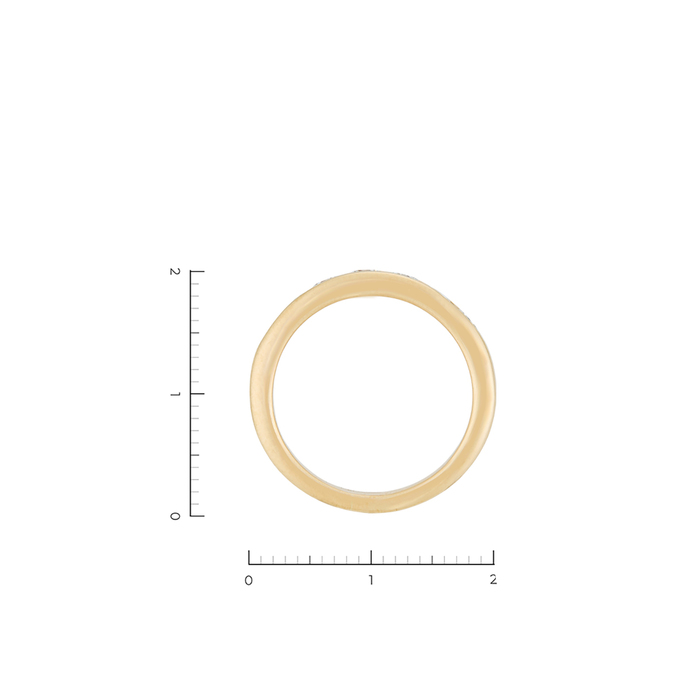 Кольцо из золота 750 пробы c 6 бриллиантами, Л 2810 2489 за 93500