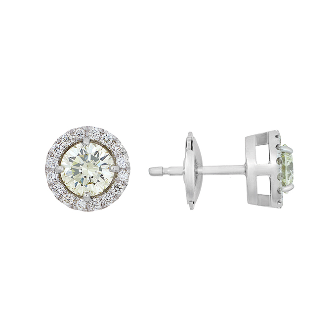 Серьги из золота 585 пробы c бриллиантами, К 0000 2480 за 189000