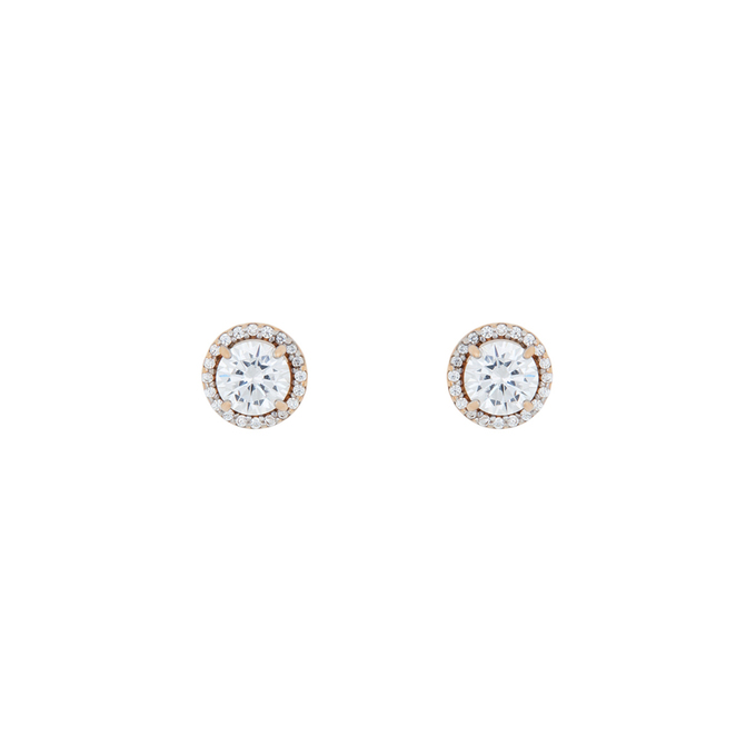 Серьги из золота 585 пробы c фианитами