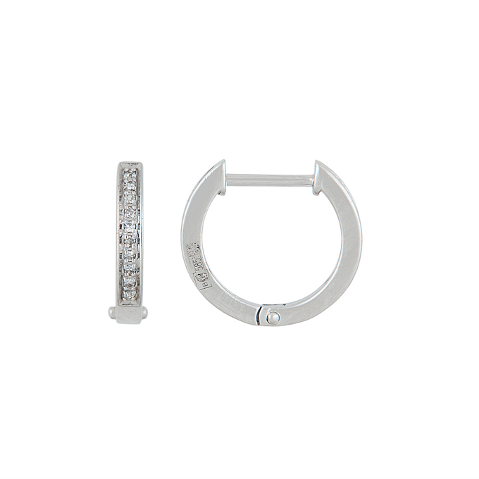 Серьги из золота 585 пробы c 20 бриллиантами, К 0000 2378 за 21800