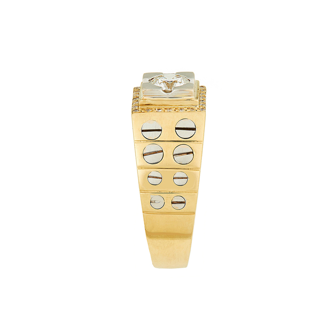 Кольцо из золота 750 пробы c бриллиантами, Л 2808 7264 за 342930