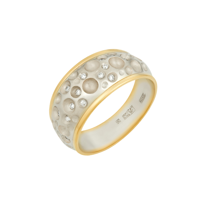 Кольцо из золота 750 пробы c бриллиантами, Л 2415 3773 за 118000