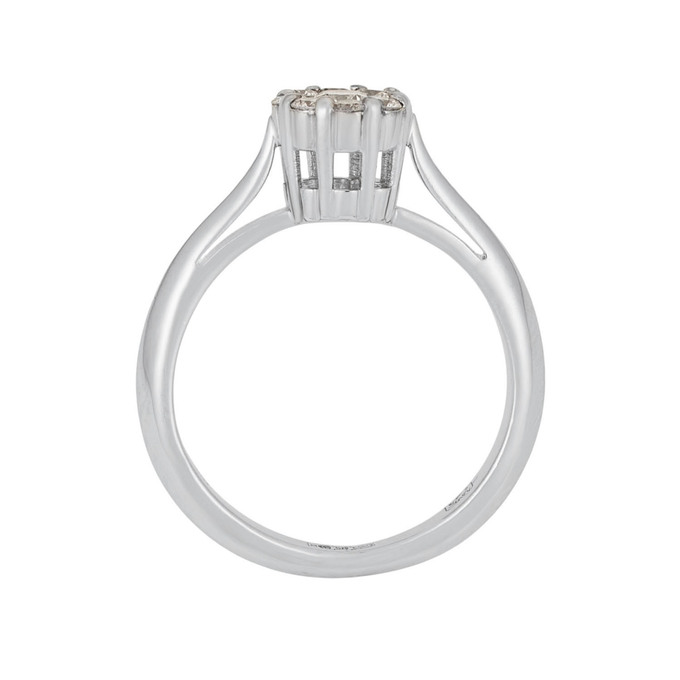 Кольцо из золота 585 пробы c бриллиантами, Л 4807 8453 за 68800