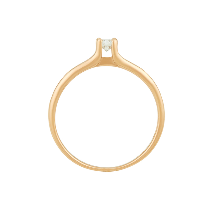 Кольцо из золота 585 пробы c бриллиантами, Л 7502 7791 за 36330