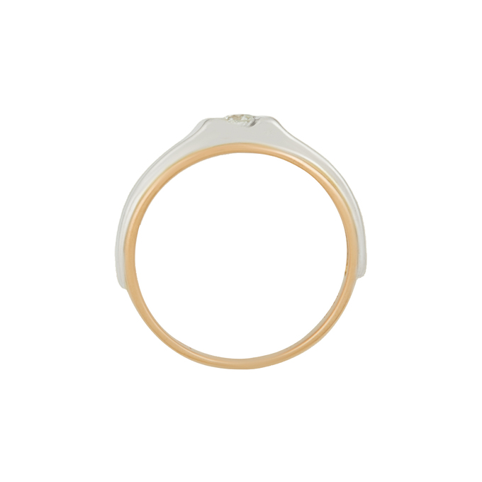 Кольцо из золота 585 пробы c бриллиантом, Л 2212 9828 за 22000