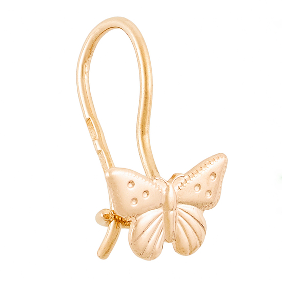 Серьги из красного золота 585 пробы