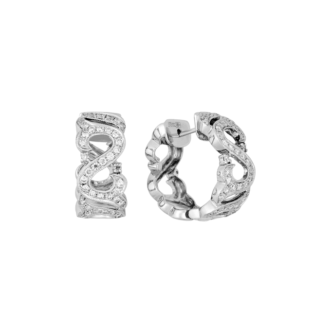Серьги из золота 750 пробы c бриллиантами, К 0000 2513 за 136000