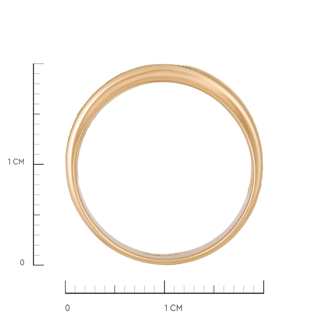 Кольцо из золота 585 пробы c бриллиантами