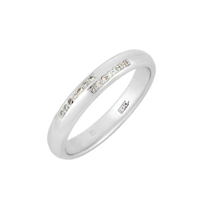 Кольцо из золота 585 пробы c бриллиантами, Л 4710 7806 за 43600