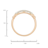 Кольцо из золота 585 пробы c бриллиантами