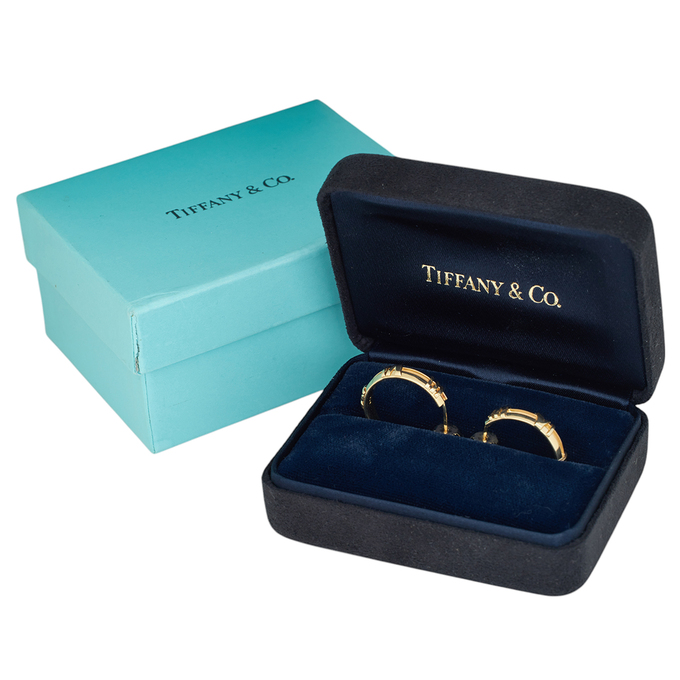 Серьга из золота 750 пробы