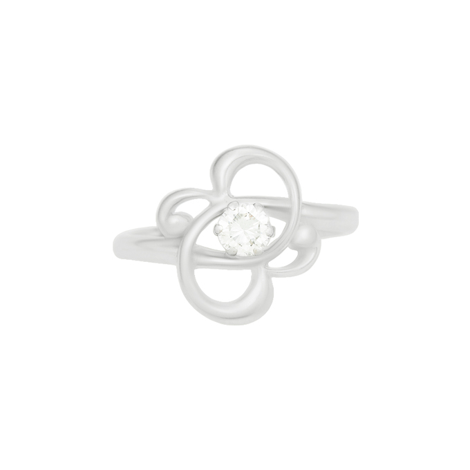 Кольцо из золота 750 пробы c бриллиантом, Л 1615 7467 за 102320