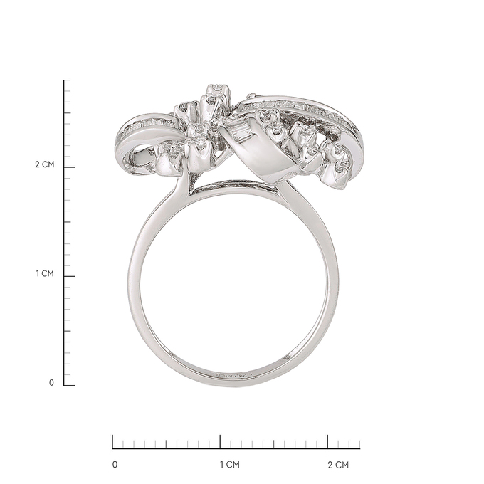 Кольцо из золота 750 пробы c бриллиантами, Л 2809 3323 за 140000