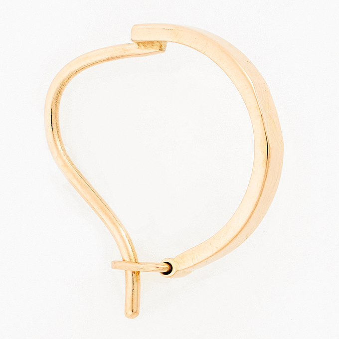 Серьги из красного золота 585 пробы