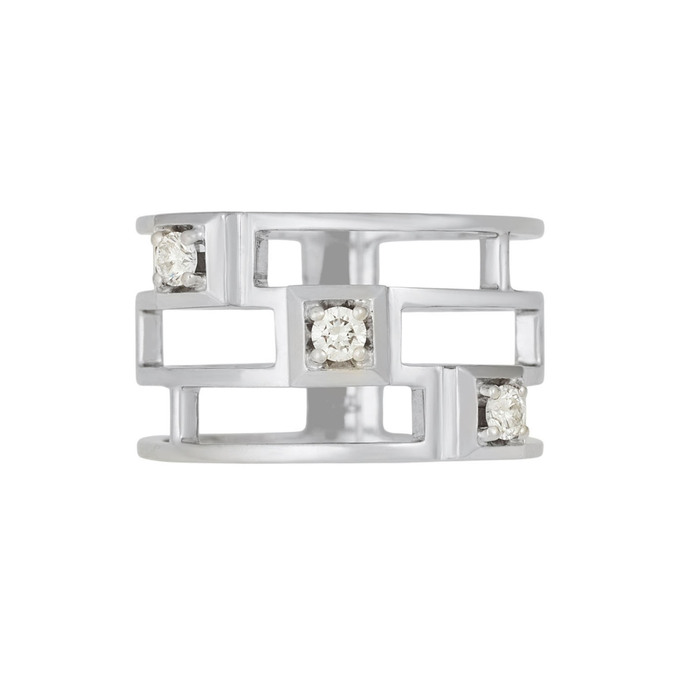 Кольцо из золота 585 пробы c бриллиантами, Л 1912 0925 за 59900