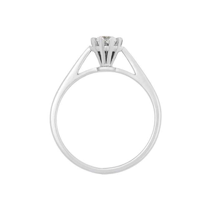 Кольцо из золота 585 пробы c бриллиантом, Л 5804 5727 за 65520