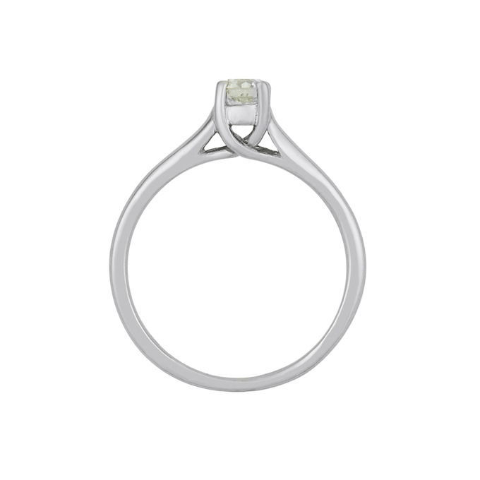 Кольцо из золота 585 пробы c бриллиантом, Л 4306 6218 за 56400