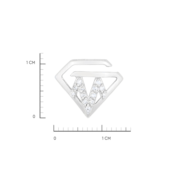 Подвеска из золота 585 пробы c бриллиантами, Л 4507 8459 за 14000