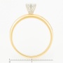 Кольцо из комбинированного золота 585 пробы c 13 бриллиантами Л28077523 фото 3