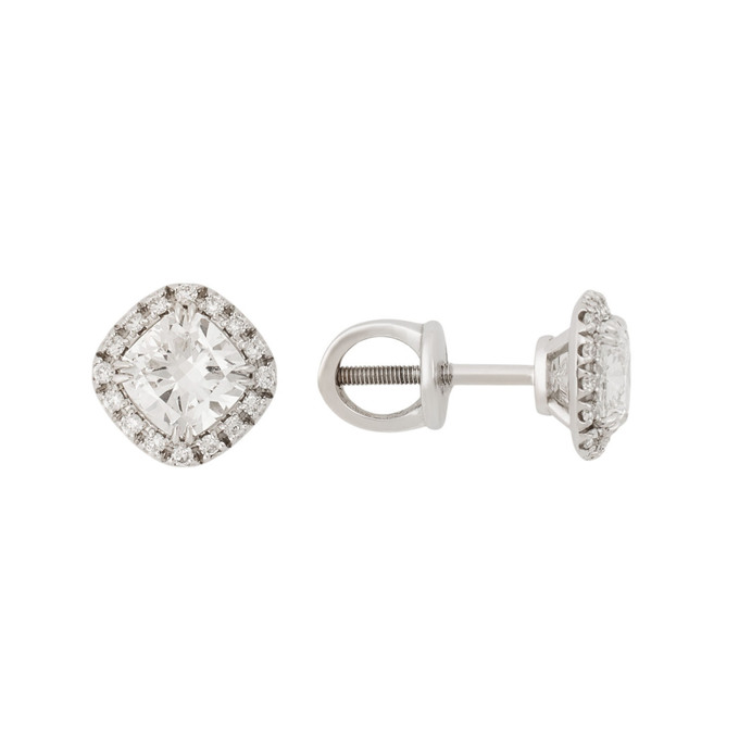 Серьги из золота 585 пробы c бриллиантами, Ц О007 2275 за 110000