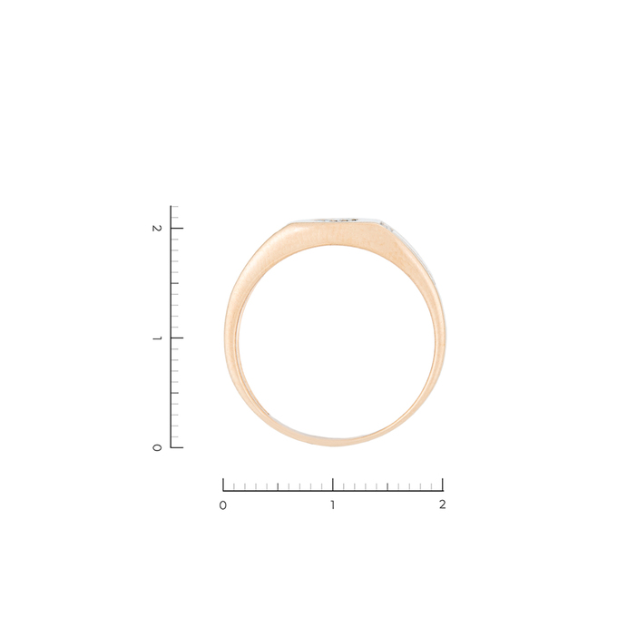 Кольцо из золота 585 пробы c 31 бриллиантами, Л 3112 1553 за 21300