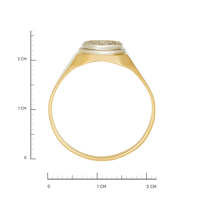 Кольцо из золота 585 пробы c бриллиантами, Л 0911 4151 за 54000