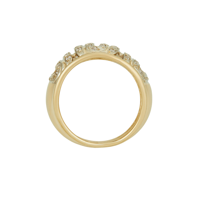 Кольцо из золота 585 пробы c фианитами, Л 3209 0861 за 91000