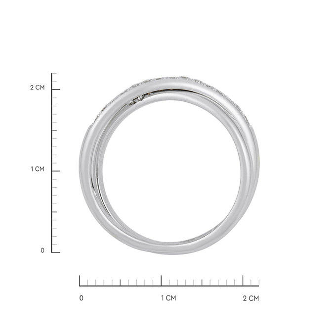 Кольцо из золота 750 пробы c бриллиантами, Л 3309 6939 за 66025