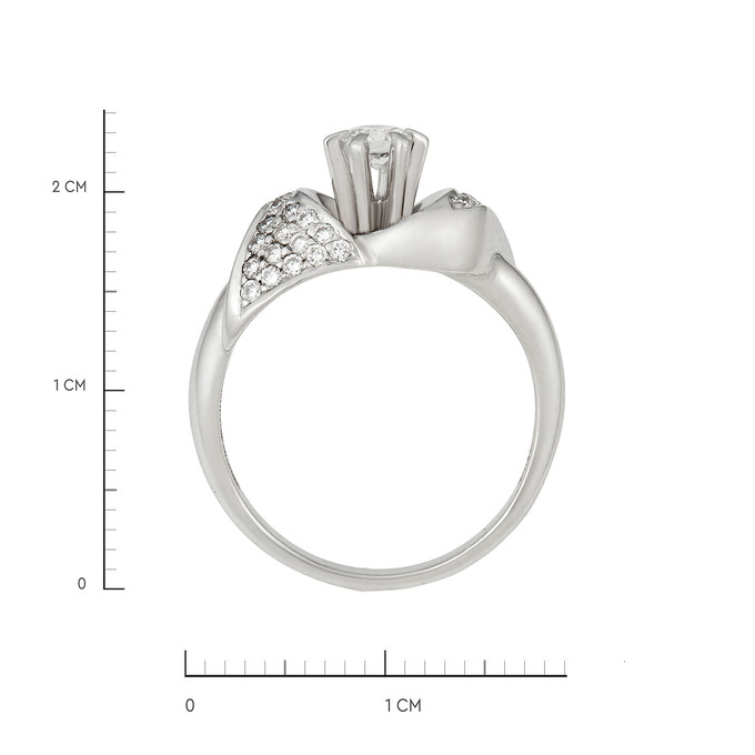 Кольцо из золота 585 пробы c бриллиантами, Л 2812 3678 за 99900