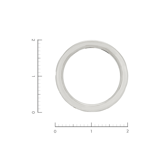 Кольцо из белого золота 750 пробы c 6 бриллиантами, Л 2809 8363 за 107800
